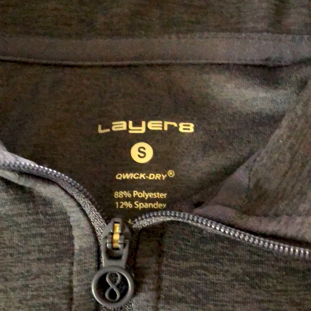 3/4 zip up pullover athletic jacket